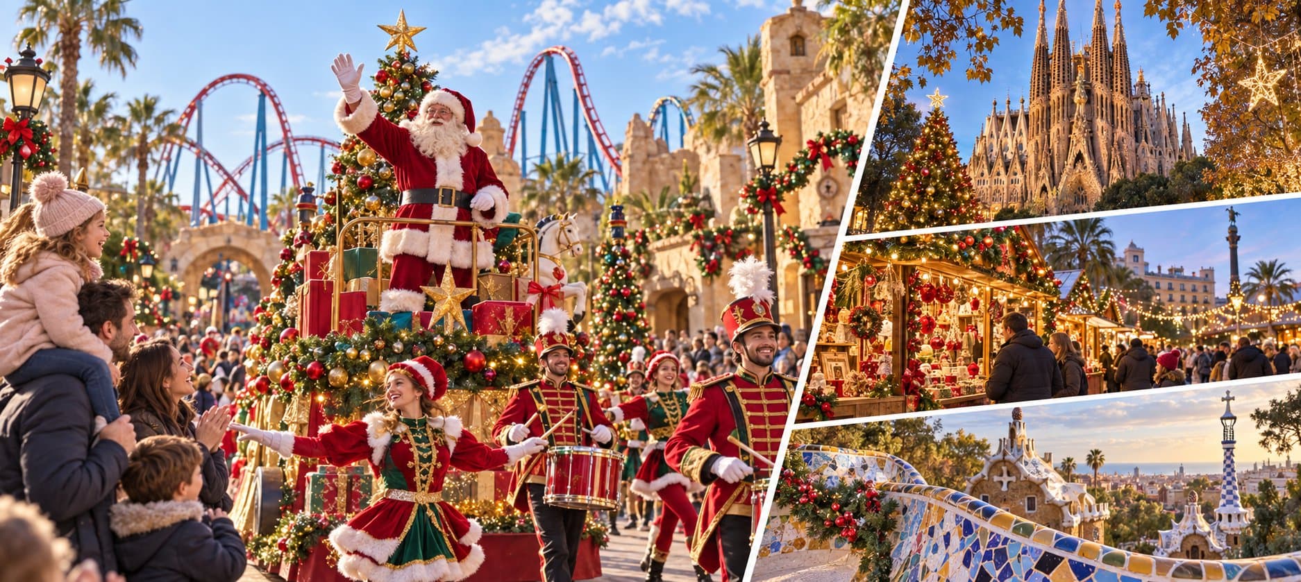 Magia sărbătorilor in PortAventura & Barcelona